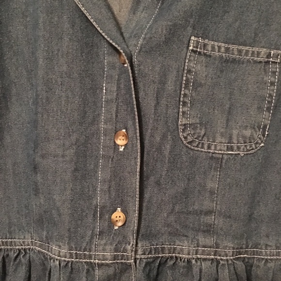 Woman’s button down denim dress J.L.N.Y Size M - Picture 2 of 4